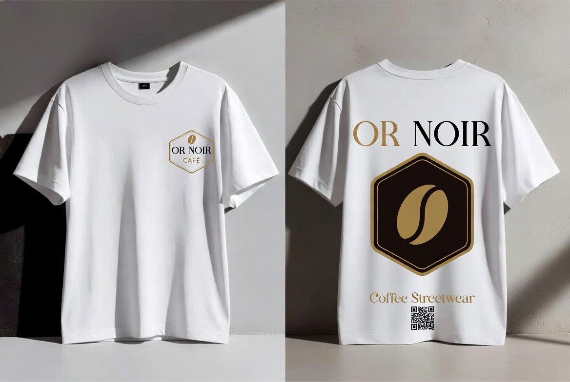 T-Shirt OR NOIR CAFÉ — Coffee Streetwear